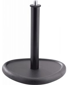 Acheter K&M 23230 SUPPORT TABLE MICRO BASE TRIANGULAIRE NOIR - H152mm