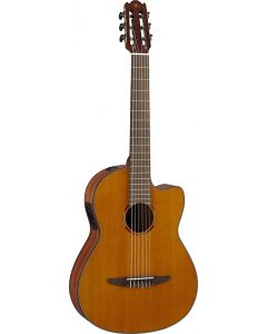 YAMAHA NCX1C NT GUITARE CLASSIQUE ELECTRO PAN COUPE CEDRE NATURAL
